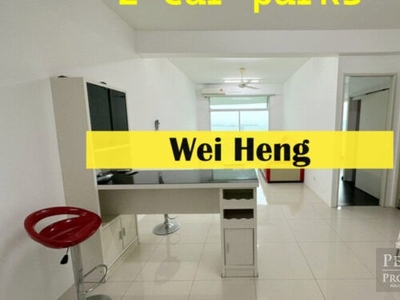 The oasis high floor seaview two car parks 2 balcony in gelugor sell