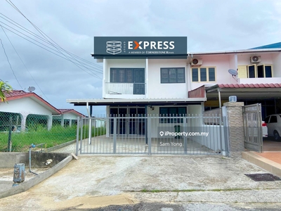 Double Storey Terrace Corner House at Hilltop, Miri (Nicely Renovated)