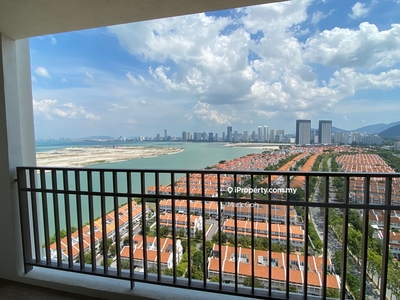 Gurney View Straits Residences Condo, 2 Bedrooms, Renovated Furnished.