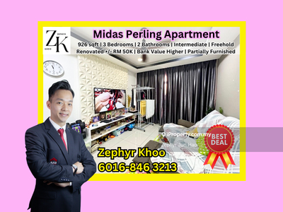 Midas Perling Apartment Fully Renovated Partially Furnished High Floor