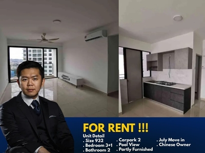 Mizumi residence for rent with partly furnished