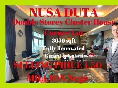Nusa Duta@Iskandar Puteri Double Storey Cluster House Corner Lot