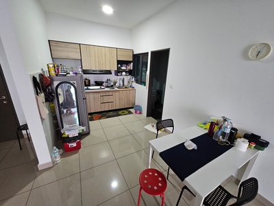 Partially furnished unit for rent in Kepong