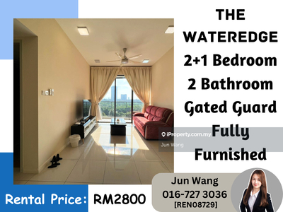 The Wateredge Apartment, Senibong Cove, Fully Furnished, Gated Guarded