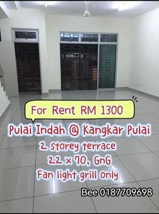 Taman Pulai Indah Kangkar Pulai 2 storey G&G for rent