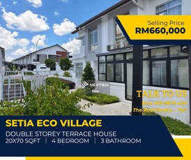 Setia Eco Village @ Gelang Patah /2Storey House / Near Tuas /660K ONLY