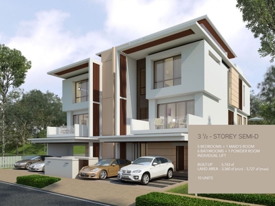New House 3 Storey Semi D Astana Putrajaya