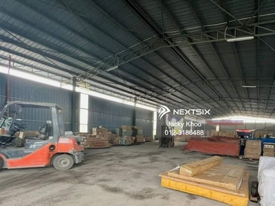 Johan Setia Klang 10,000 sqft Warehouse with 2.0 Acres Concrete Floor Land for Sale