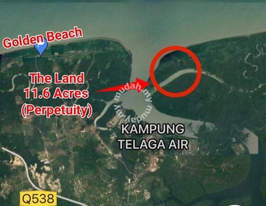 11.6 Acres Land (Perpetuity) at Opposite Telaga Air, Sibu Laut Kuching