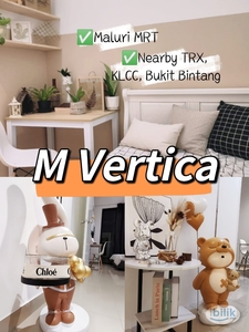 MRT & LRT condo❗ 2 stops to KL City Center❗ Balcony Room at M Vertica KL City Residences, Cheras