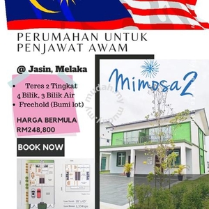 Double Storey House beautiful and cheapest at Jasin Melaka