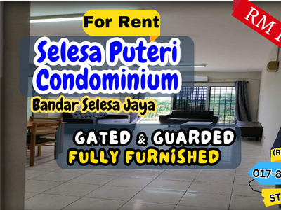 Selesa Puteri Condominium For Rent (Fully Furnished)