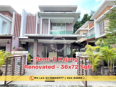 {BEST BUY}Semi-D Saujana Impian Kajang {36x72}Fully Renovated/Extended