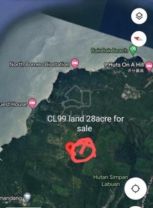 CL99 land 28acre in Kudat jalan Bak Bak