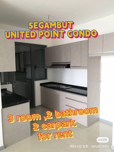 United point condo for rent, segambut,partially furnished