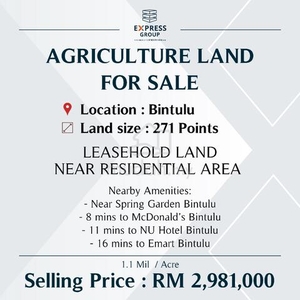 Agriculture Land at Bintulu [Near Residential Area]