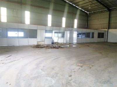 Factory for rent at tg agas, muar