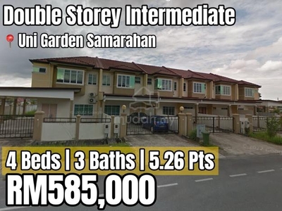 Uni Garden Samarahan 5.26 Pts Double Storey Intermediate
