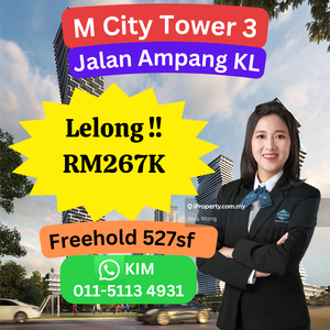 Cheap Rm183k M City Apartment Jalan Ampang KL