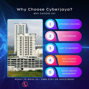 Brand New condominium for sale Cyberjaya