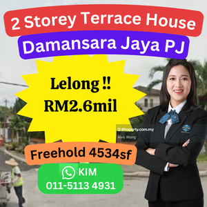 Cheap 2 Storey Semi D House Damansara Jaya @ Petaling Jaya
