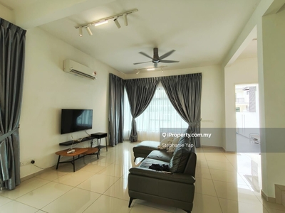 Desa Tebrau Double Storey corner For Rent With Fully Furnished