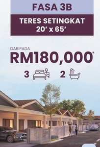 For Sales : Projek Rumah Baru Teres 1 Tingkat, Bawah RM200k, Teluk Intan, Perak.