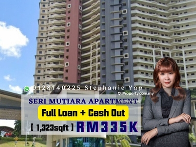 Full Loan & Cash Out Seri Alam Apartment, Freehold, Below Market
