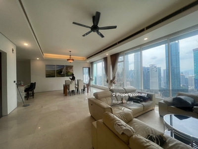 Fully Furnished Penthouse unit in KLCC with City View for Sale