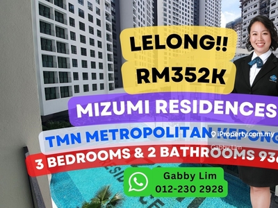 Lelong Super Cheap Mizumi Residences @ Kepong KL