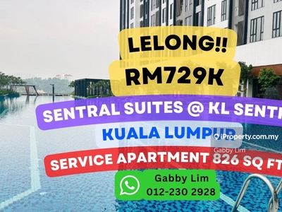 Lelong Super Cheap Service Apartment Sentral Suites @ KL Sentral
