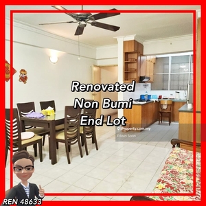 Renovated / Non bumi / Endlot / Low floor