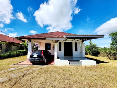 Rumah Banglo 1 Tingkat di Cabang Tiga Melawi Bachok, Kelantan For Sale