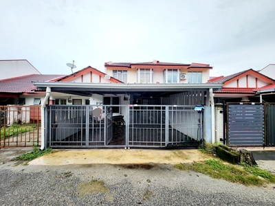 Rumah Teres 2 Tingkat Fully Furnished & Fully Extended di Melor, Kelantan For Sale