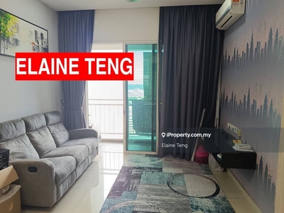 Solaria residence 1115sqft Nicely Reno Furnished 3 Cp Bayan Lepas