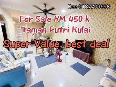 Taman Putri Kulai 1.5 Storey 22x70 Super Value Nice Condition For Sale