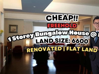 C H E A P 1 Storey Bungalow House @ Bangsar For Sale