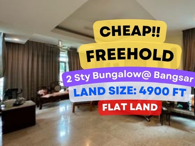 C H E A P 2 Storey Bungalow House For Sale @ Kuala Lumpur Bangsar