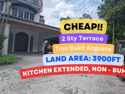 C H E A P 2 sty Corner Unit @ Taman Bukit Angsana with extended kitchen & at side