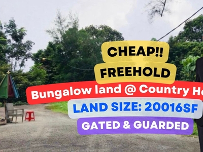 C H E A P Bungalow land @ Country Heights, Kajang