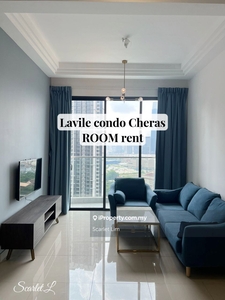 Lavile Private Fully Furnished Room for rent 5mins walk to MRT&LRT