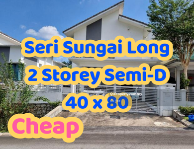 Cheapest Unit In Market!2 Storey Semi D House @ Seri Sungai Long