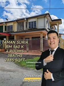Double Storey Corner For Sale at Taman Suria
