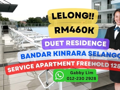 Lelong Super Cheap Service Apartment @ Duet Residence Bandar Kinrara