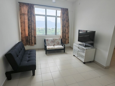 Prima Falim, Kinta, Perak, Apartment For rent, Gated and Guarded, Partially Furniture, 1 Car Park.