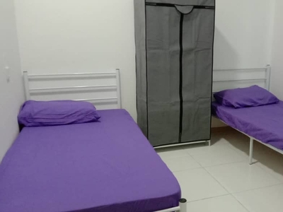 Twin Sharing Room to Rent at Aurora Residence, Taman Puchong Prima