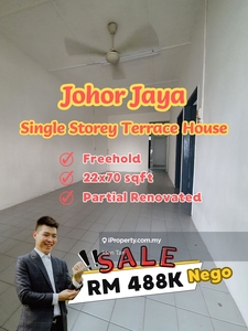 Taman Johor Jaya Single Storey Terrace House