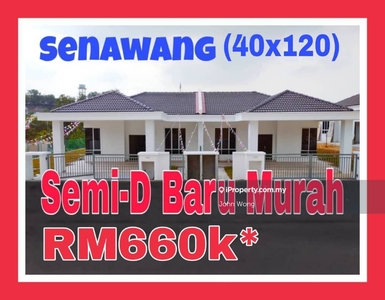 Terbesar 40x120, Semi-D Senawang