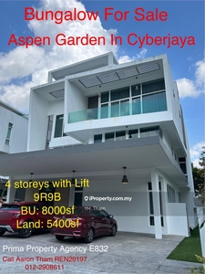Cyberjaya Bungalow in gated and guarded community