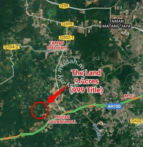 9.25 Acres Land (999 Title) at Moyan, Batu Kawa Kuching